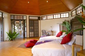 Resort villa with double bed